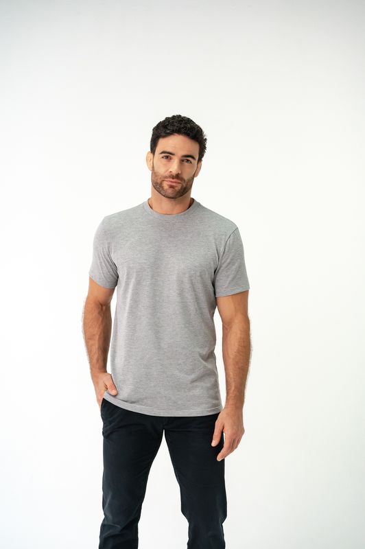 AERA Gris - Camiseta esencial de armario cápsula